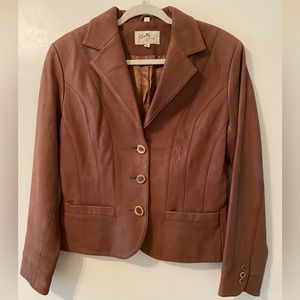 Scully Women’s Leather Blazer Small